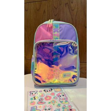 Imagem de Mochila de Costas Puket Color Block Menina Rosa