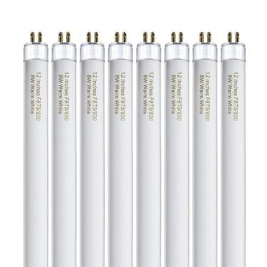 Imagem de Lâmpadas fluorescentes Konideke F8T5/WW, brancas quentes, 12 cm, 8 W, 