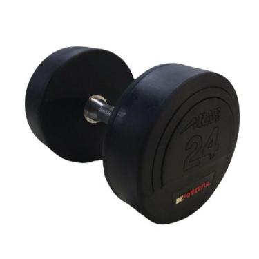 Imagem de Dumbbell emborrachado epic - com pegada em hard chromo - 24kg - RAE