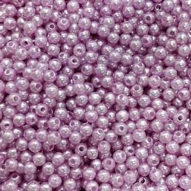 Imagem de PÉROLA DE ABS LISA Nº 04 20G PEROLA 4MM - IMPORTAÇÃO, Lilás