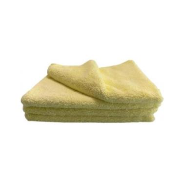 Imagem de 01 Toalha Microfibra Flanela Alta Absorção Automotiva 40x60cm 320 GSM 