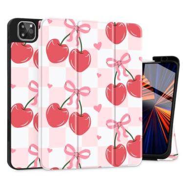 Imagem de Mektron Capa para iPad Pro 12,9 polegadas M2 2022 compatível com iPad Pro 12,9 polegadas 6ª/5ª/4ª/3ª geração 2021 2020 2018 capa para tablet com capa traseira macia para iPad Pro de 12,9 polegadas