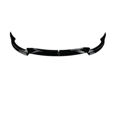 Imagem de Capa difusora de para-choque dianteiro compatível com Tesla Model 3 Model Y 2017-2023 Sedan, para-choque inferior, lâmina divisora, spoiler, kit de carroceria(For M3 Black)