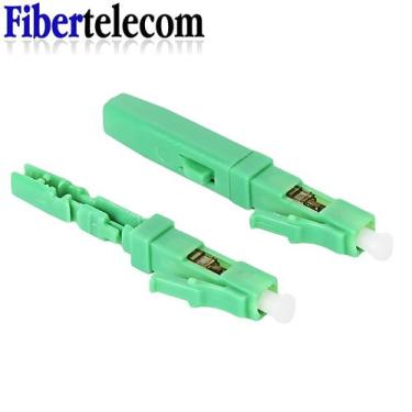 Imagem de Conector Rápido LC APC Verde 10 Peças Para Cabo Óptico De Fibra De 2.0