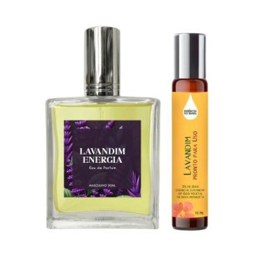 Imagem de Perfume Lavandim Energia Homem 50Ml + Óleo Essencial 10Ml - Essência D
