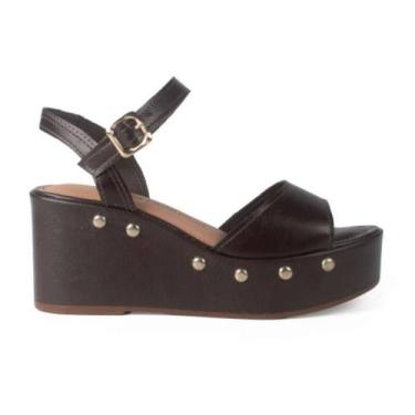 Imagem de Sandalia Dakota Anabela - Feminina - Marrom, 37