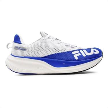 Imagem de Tênis Fila Racer Speedzone Feminino, 36, Branco, Azul
