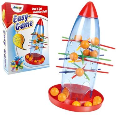 Imagem de Jogo tira varetas foguete torre bolinha Puxa Palito diversão