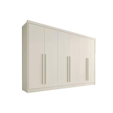Imagem de Guarda Roupa Casal 6 Portas E 4 Gavetas Alba Plus Off White - Europa