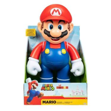 Imagem de Boneco Super Mario Articulado Gigante Mario 47cm - Sunny 4205