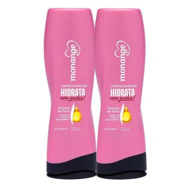 Imagem de Kit 2 Condicionador Monange Hidrata com Poder 325ml