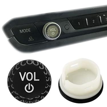 Imagem de Botão de controle de volume de carro estilo cristal acabamento de substituição compatível com BMW 3 4 8 X5 X6 X7 Z4/ G20 G22 G14 G15 G05 G06 G07 G29