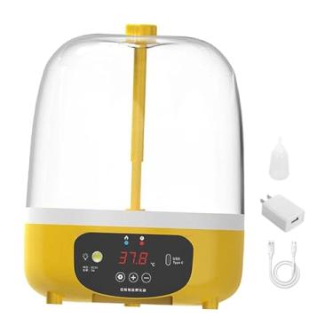 Imagem de Generic Incubadora de ovo Máquina de incubatórias de capoeira dos EUA Controle de temperatura portátil 4 ovos Incubadora de frango incubatória para pássaros, Manual