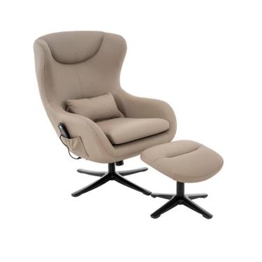 Imagem de Poltrona Massageadora com Apoio para Pés Nevada  Cinza