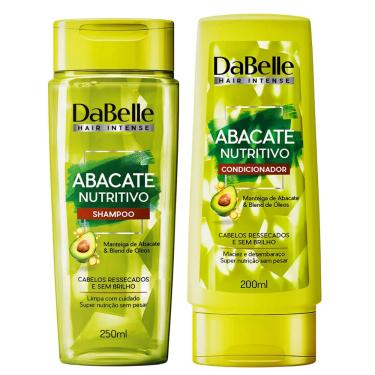 Imagem de Kit Shampoo e Condicionador Abacate Nutritivo Dabelle Duo