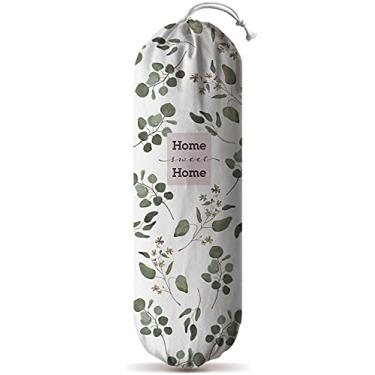 Imagem de Hglian Distribuidor de Armazenamento de Sacola de Compras, Suporte de Sacola Plástica de Folhas de Eucalipto, Organizador de Sacolas de Lixo para Compras, Decoração de Cozinha para Casa Doce de Fazend