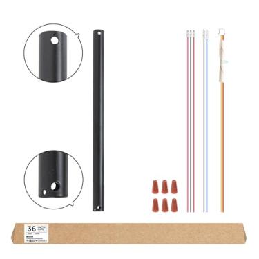 Imagem de Minislak Ventilador de teto de 91 cm preto