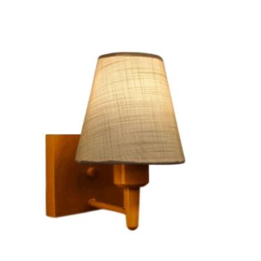 Imagem de Arandela Quadrada Md-2034 Cobre Cúpula Em Tecido Cone Palha - Bivolt