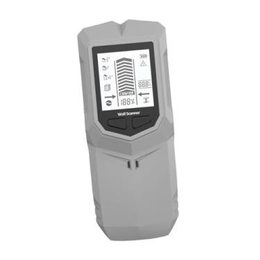 Imagem de ＡＷＨＡＯ Detector de Vigas, Detector de Parede, Alarme de áudio, Visor LCD Multifuncional, Localizadores de Vigas para Vigas de Arame, Cinza, Tamanho real