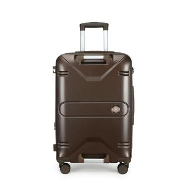 Imagem de Mala De Viagem De Bordo Pequena De Mão 10kg Alça Frontal (Marrom)