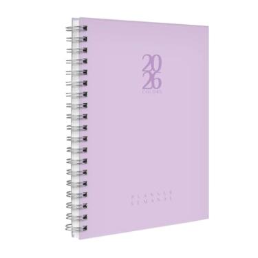 Imagem de Agenda 2026 Planner Semanal Solid Colors Lavanda