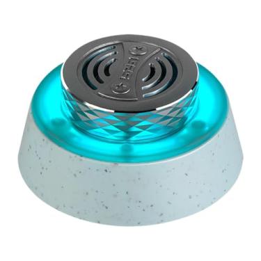 Imagem de MotiveTech Mini alto-falante portátil para chuveiro, recarregável, multifuncional, fácil de transportar, acessórios esportivos, à prova d'água, pequeno, Azul