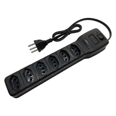 Imagem de Filtro de Linha Power Line PLPS6T Plástico Bivolt 1540VA - 21442 - MULTICRAFT