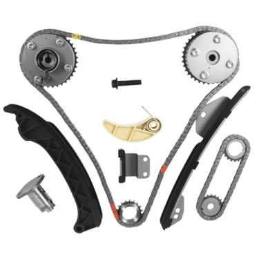 Imagem de BLDYG Kit de corrente de distribuição do motor com rodas dentadas VVT, adequado para Corolla Prius Matrix 1.8L 2009-2015, conjunto de corrente de distribuição automotiva peças de reposição com roda