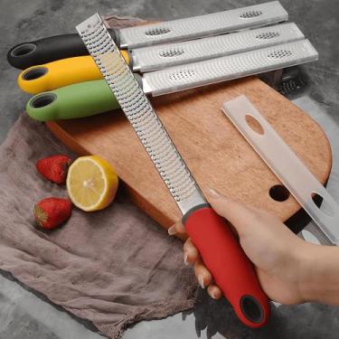 Imagem de Ralador De Queijo Manual Inox Zesper De Raspas Microplane Multifuncion