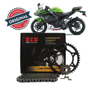 Imagem de Kit Transmissão Relação Did Kawasaki Ninja 400 Ex 400 41/14T (520VO-10