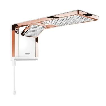 Imagem de Chuveiro Acqua Duo Ultra Branco Rose Gold 7800W 220V Lorenzetti, 7800W