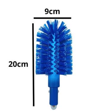 Imagem de Limpa tubos ø 90 mm maxi tech azul bralimpia escova multiuso, ESCOVA P