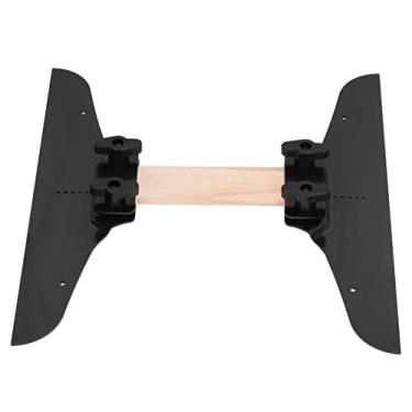 Imagem de Conjunto de modelo de piso de escada ajustável, corte preciso, ferramenta de modelo de piso de escada para decoração de escadas domésticas Material de madeira de aço inoxidável