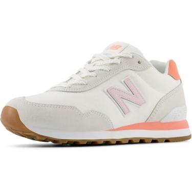 Imagem de New Balance Tênis feminino 515 V3, Reflexão/açúcar rosa/vermelho desbotado/branco, 6.5 Wide