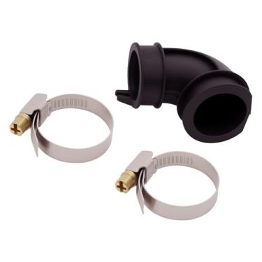 Imagem de WD24X33918 Kit de mangueira e braçadeiras para bomba de circulação da máquina de lavar louça, compatível com máquinas de lavar louça GE, inclui duas braçadeiras para modelos WD19X25460 e WD19X25700