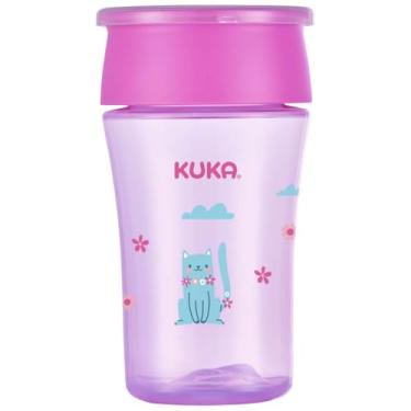 Imagem de COPO 360 KUKA ANTIVAZAMENTO 200ML ROSA ANIMAIS
