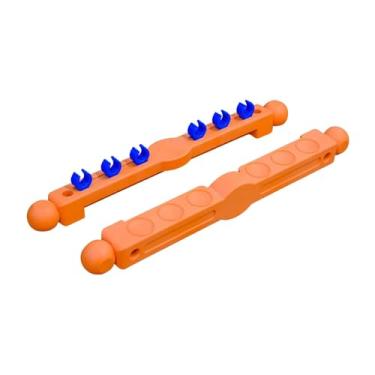 Imagem de Deevoka Suporte para Tacos de Sinuca, Organizador para 6 Tacos, Descanso para Tacos de Madeira, Acessórios para Piscina, Profissional