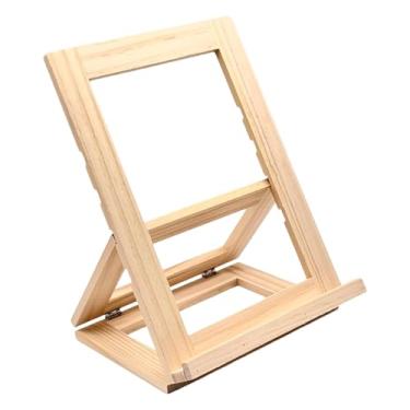 Imagem de Esquirla Cavalete de Mesa de Madeira para Obras de Arte, Acessório Multifuncional, Resistente E Ajustável