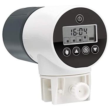 Imagem de Liusj JUnst Alimentador automático para aquário de peixes aquáticos, temporização, dispositivo de alimentação automática de peixes pequenos, para aquário ou aquário