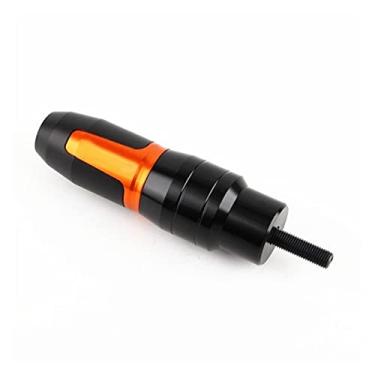 Imagem de XLYJNB Para Yamaha FZ6 FAZER FZ6S FZ6 FZ6S Motocicleta CNC Frame Crash Pads Escapamento Sliders Protetor de Colisão com Logotipo Proteção contra Queda (Cor: Laranja)