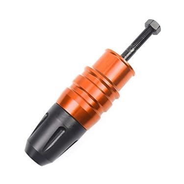 Imagem de XLYJNB Para Kawasaki Z1000 Z1000SX Z800 Z750 Z900 Z650 Z250SL Z300 Almofadas de colisão para motocicletas protetor de colisão proteção contra quedas (Cor: Laranja)