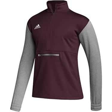 Imagem de adidas Pulôver masculino com zíper 1/4 da Team issue P