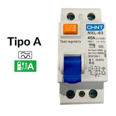 Imagem de Interruptor Diferencial Bipolar 2p 40A 30mA Wallbox Classe A 6kA NXL-6