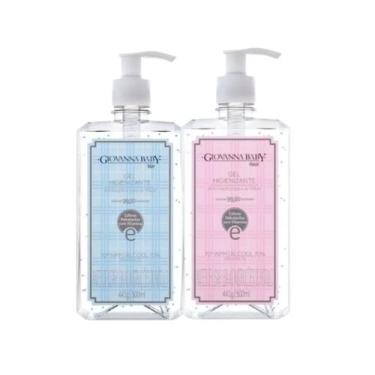 Imagem de Kit Alcool Gel Giovanna Baby Classic 500ml + Bue 500ml