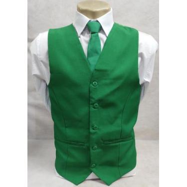 Imagem de Colete Social - Verde em Oxford com Fivela Para Ajuste - COD: LB05 - I