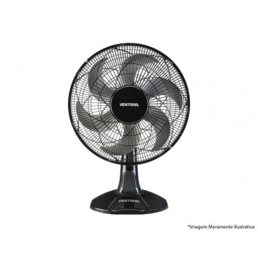 Imagem de Ventilador Mesa Turbo Preto 6 Pas 40Cm 80W 220V
