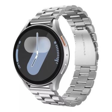 Imagem de Pulseiras de aço inoxidável de 22 mm para Samsung Galaxy Watch 3 de 45 mm/Galaxy Watch de 46 mm/Gear S3 Frontier/Classic, pulseira de metal de liberação rápida para Garmin Venu 3/2/vivoactive 4