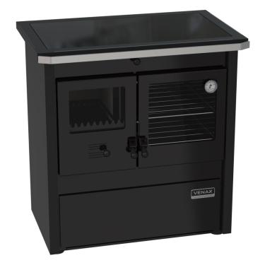 Imagem de Fogao a Lenha N 1 Le Corbusier Dupla Combustao Preto