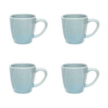 Imagem de Conjunto De Canecas 04 Peças Ryo Blue Bay 260 Ml Oxford