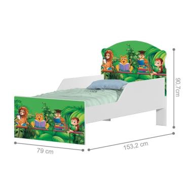 Imagem de Mini Cama Safari E Zoológico Com Colchão